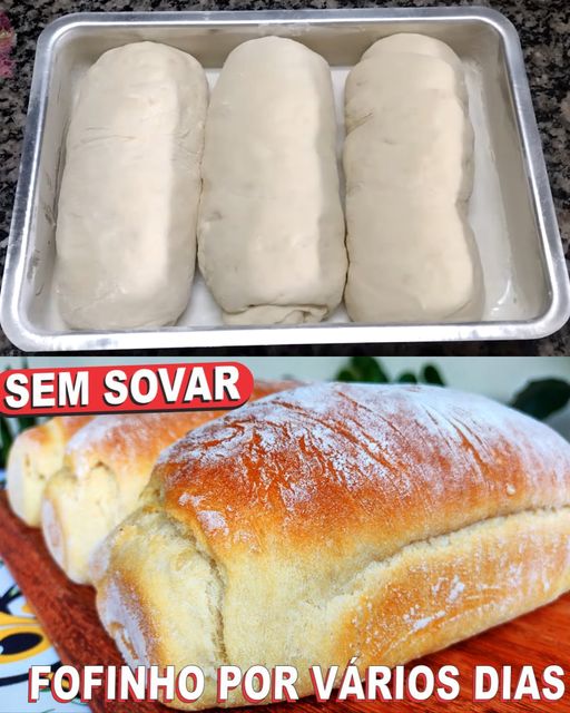 Pão caseiro de água super econômico